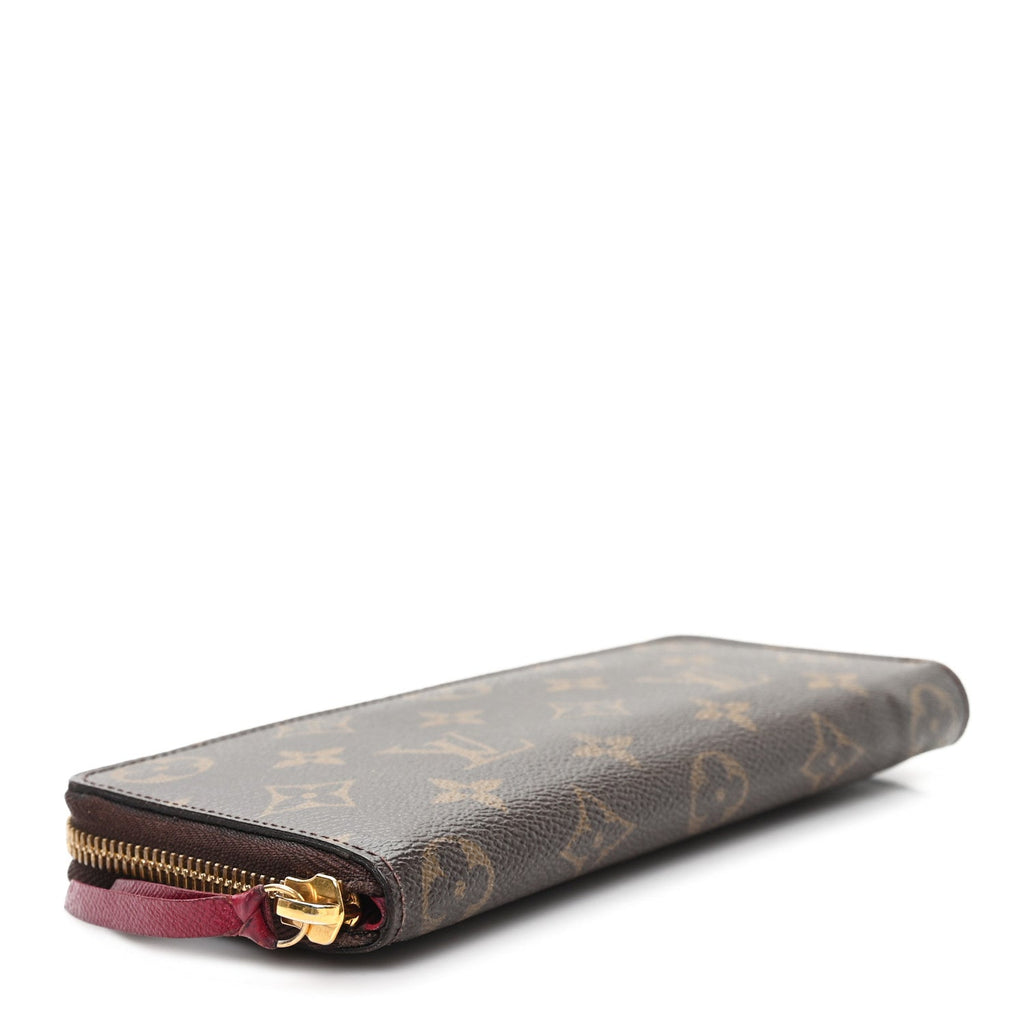 Monogram Clemence Wallet Fuchsia