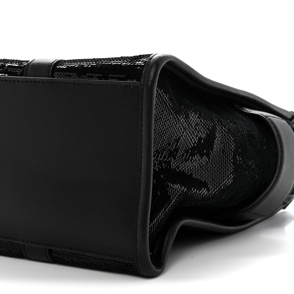 Sequin Medium The Tote Bag Black