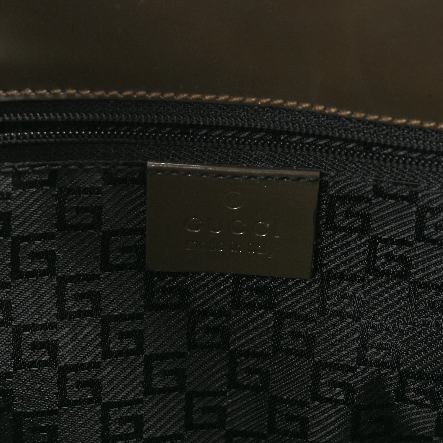 Patent Bardot Shoulder Bag Olive Green