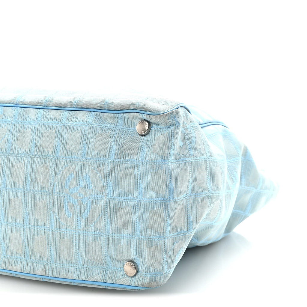 Nylon Travel Large Tote Blue