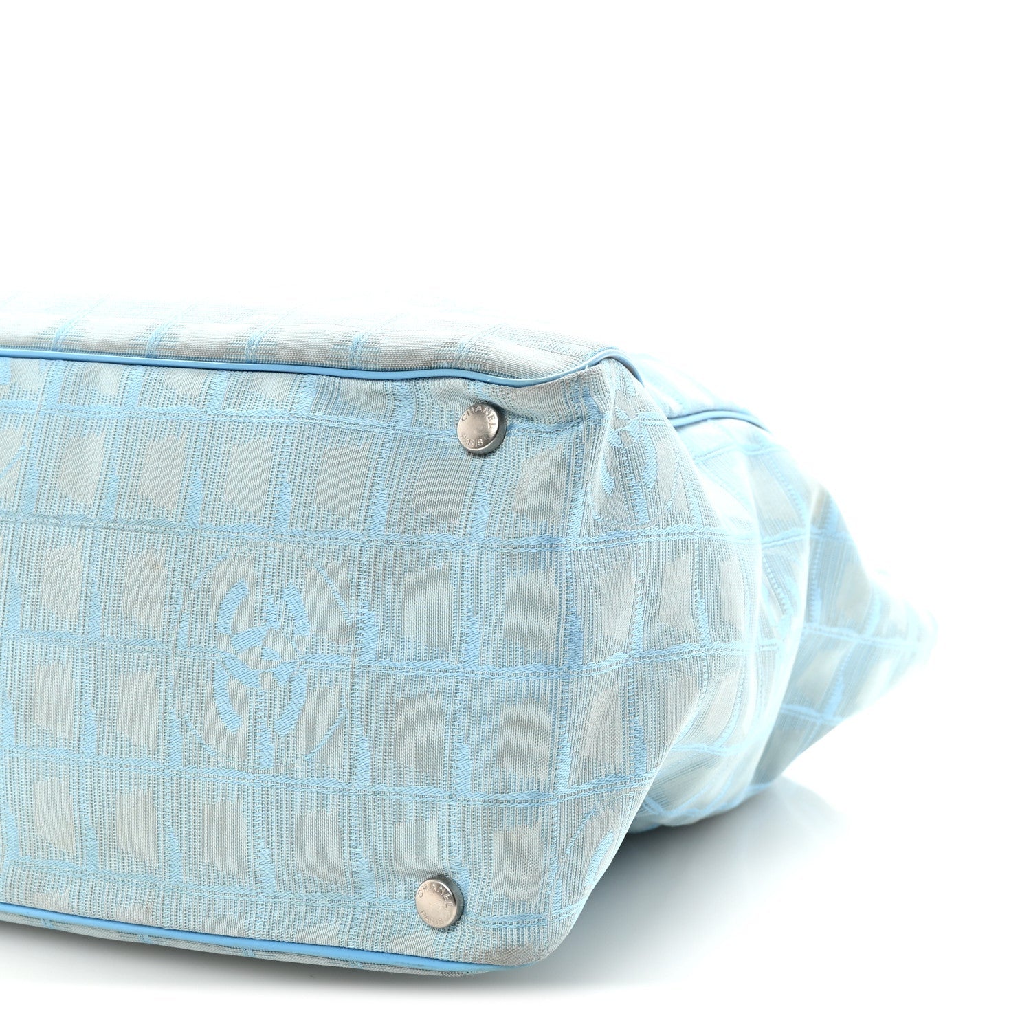 Nylon Travel Large Tote Blue