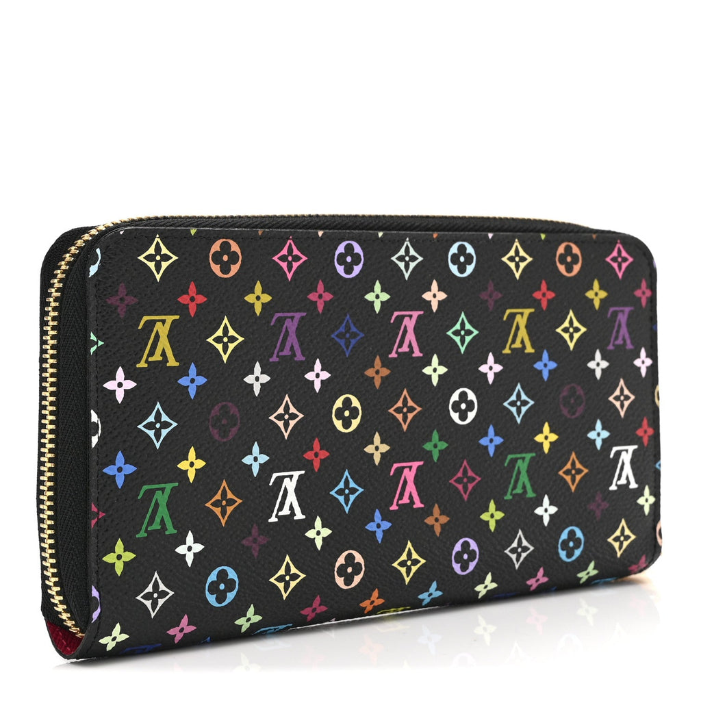 Monogram Multicolor Zippy Wallet Black Grenade