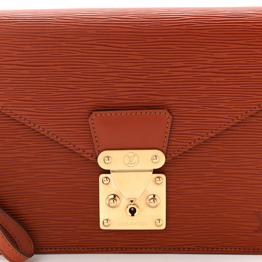 Epi Pochette Sellier Dragonne Kenyan Fawn