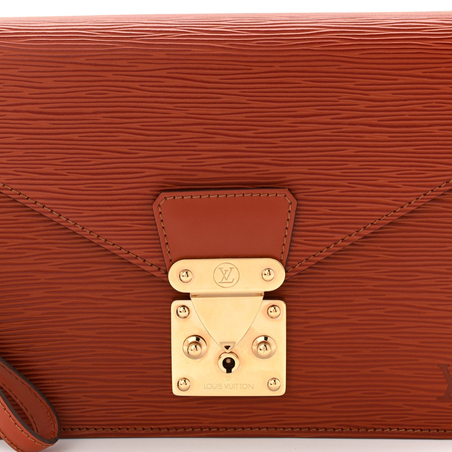Epi Pochette Sellier Dragonne Kenyan Fawn