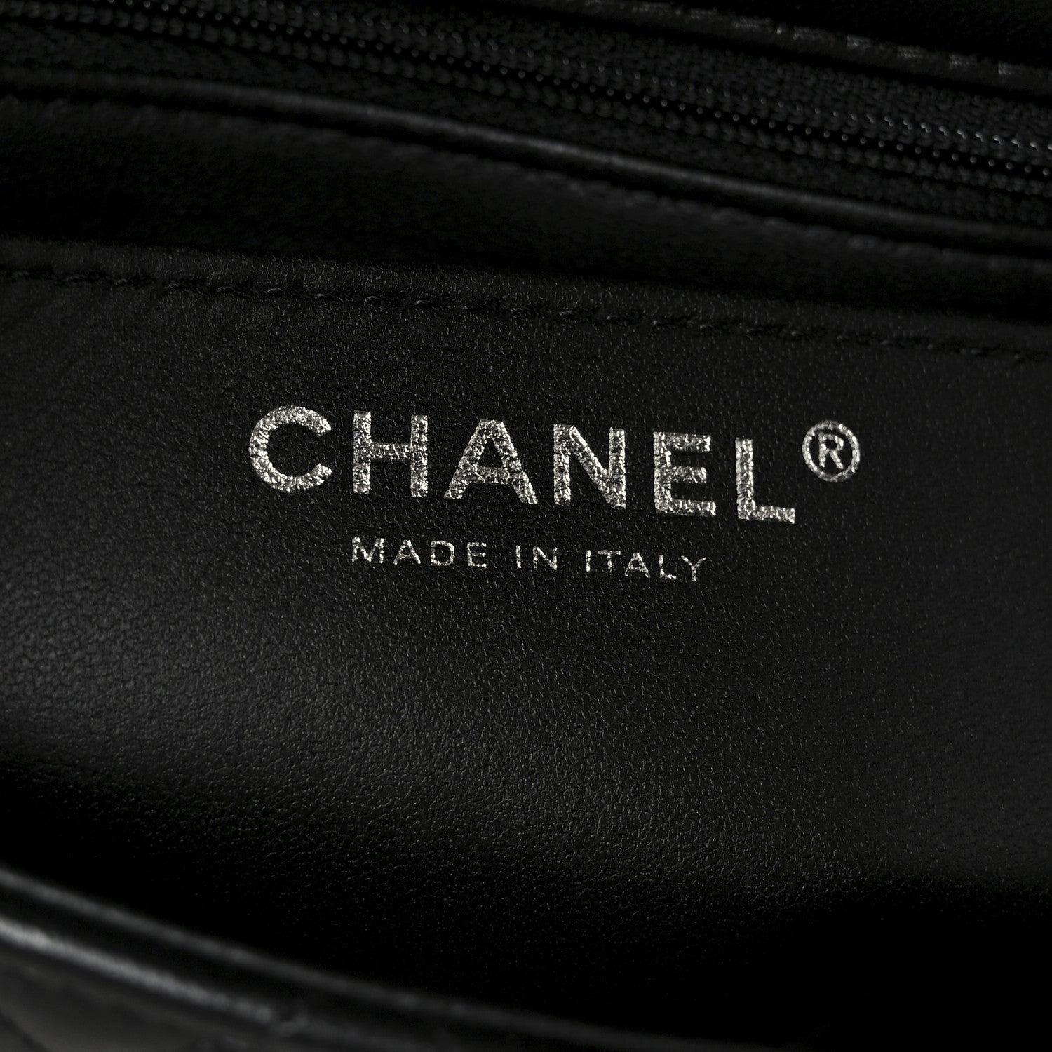 Lambskin Quilted Mini Top Handle Rectangular Flap So Black