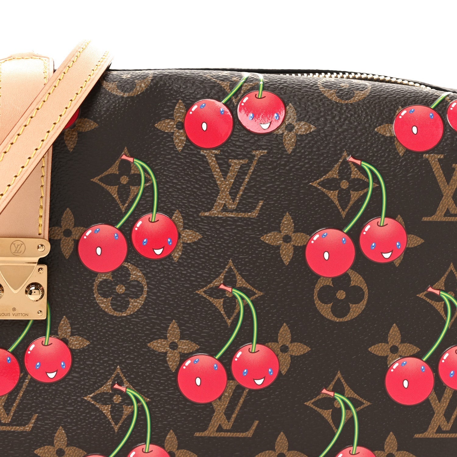 LV X TM Monogram Cerises Side Trunk MM