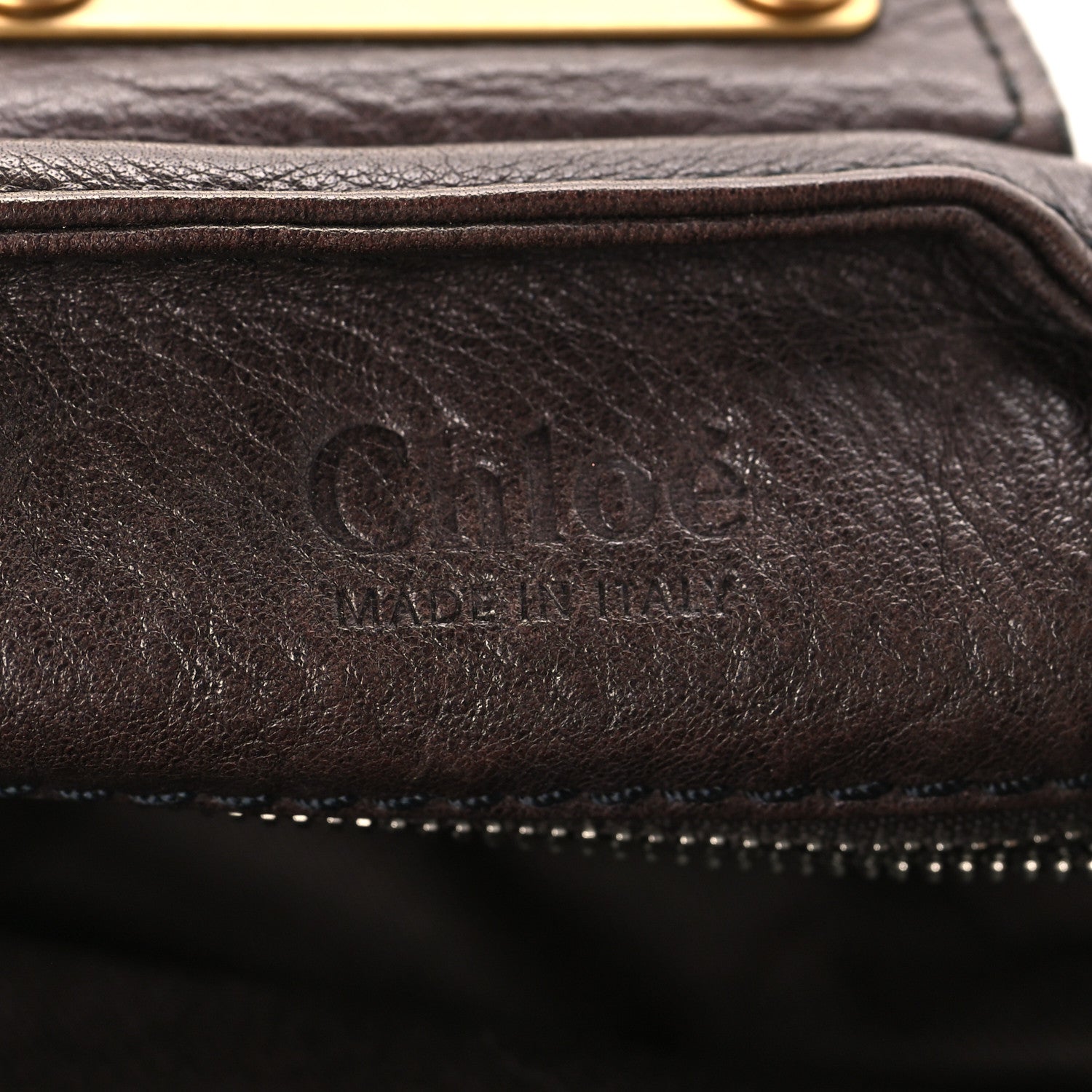 Calfskin Medium Paddington Satchel Chocolate