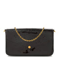 Vernis Pochette Felicie Chain Wallet Amarante