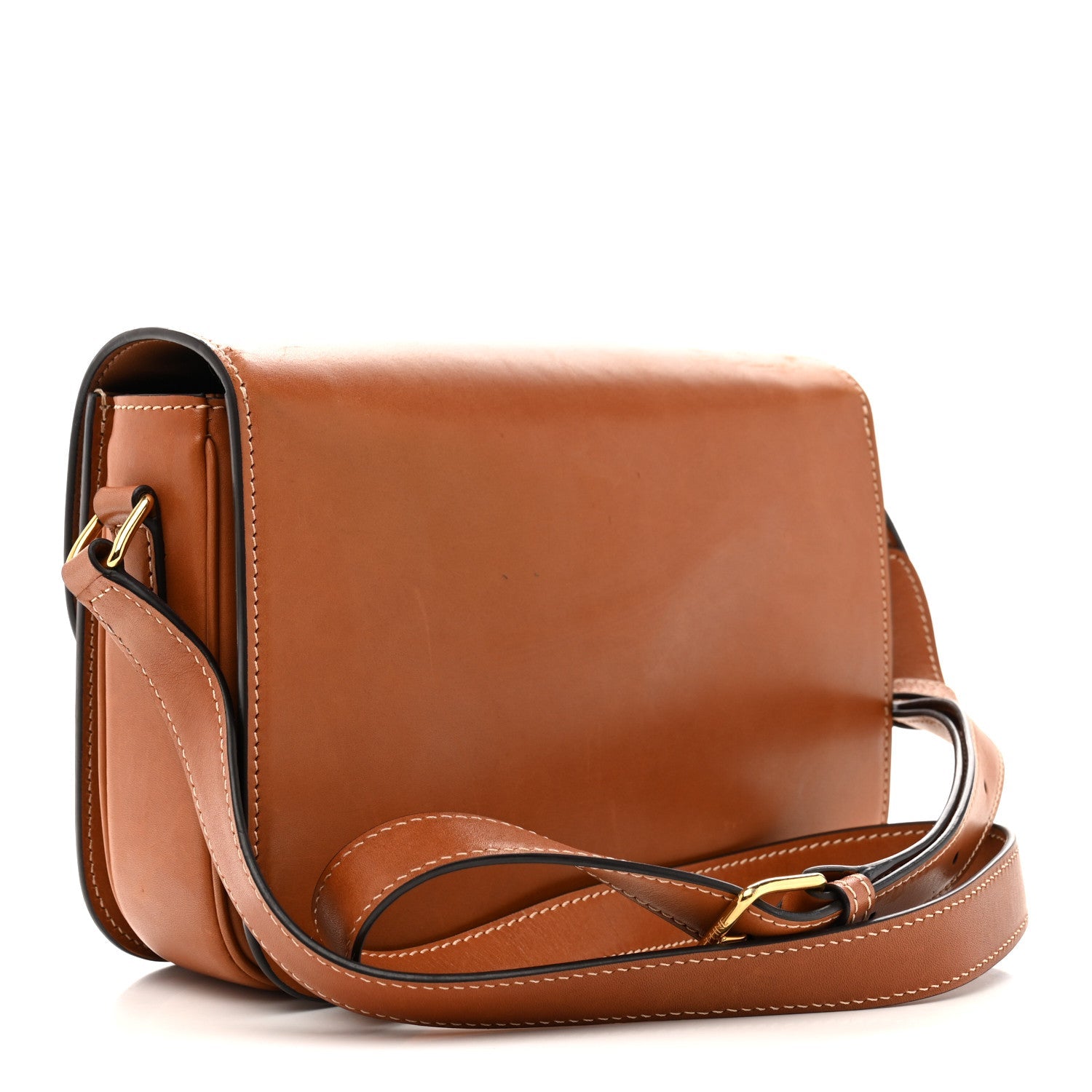 Natural Calfskin Medium Triomphe Tan
