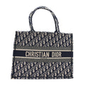 Oblique Medium Book Tote Blue Multicolor