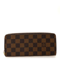 Damier Ebene Clemence Wallet Cherry