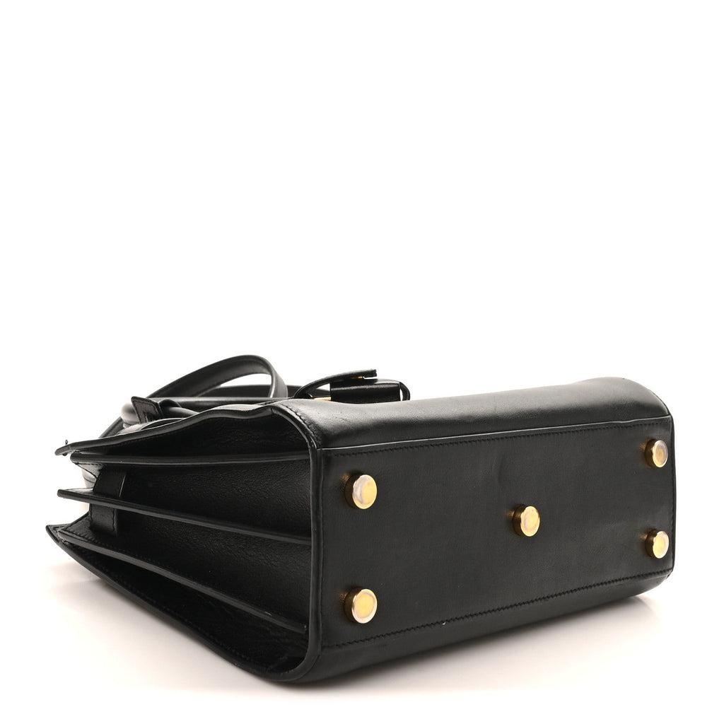 Calfskin Nano Sac De Jour Black