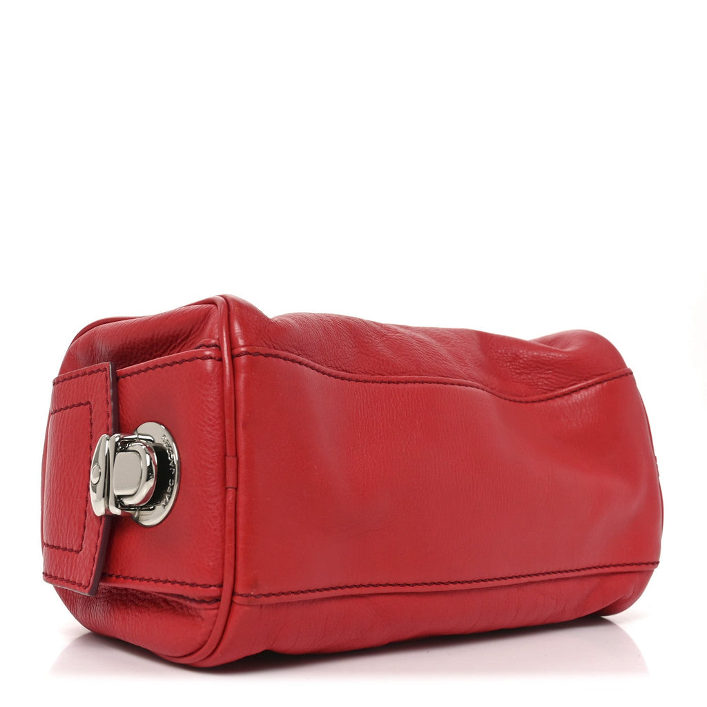Mini Pushlock Satchel Red