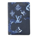 Monogram Ink Watercolor Pocket Organizer