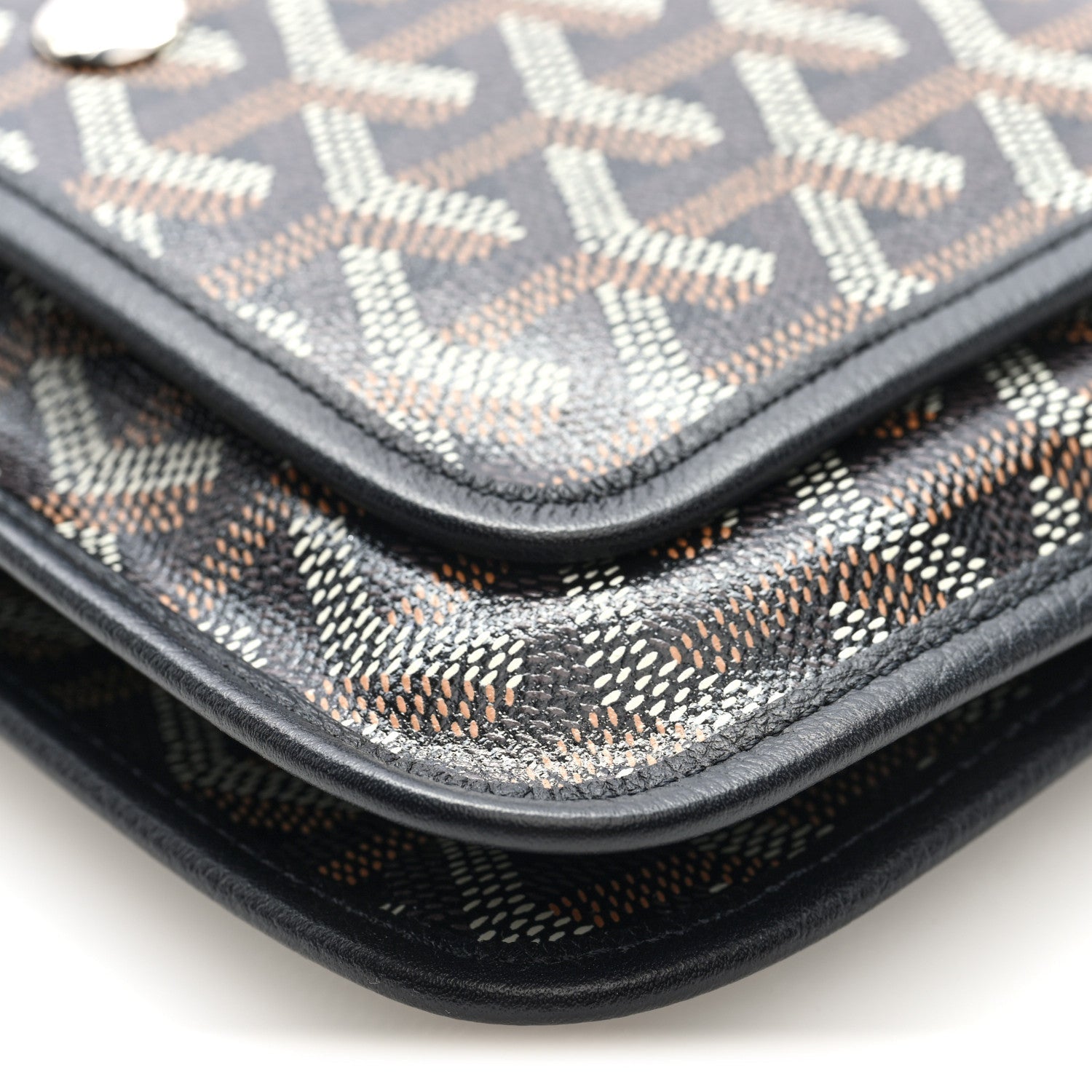 Goyardine Plumet Wallet Clutch Black