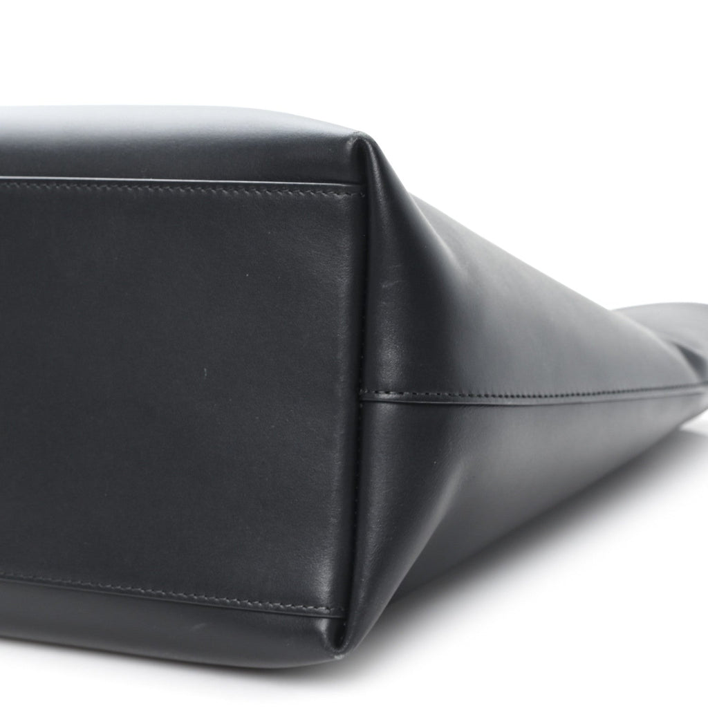 DOLCE GABBANA Calfskin DG Logo Shopper Tote Black