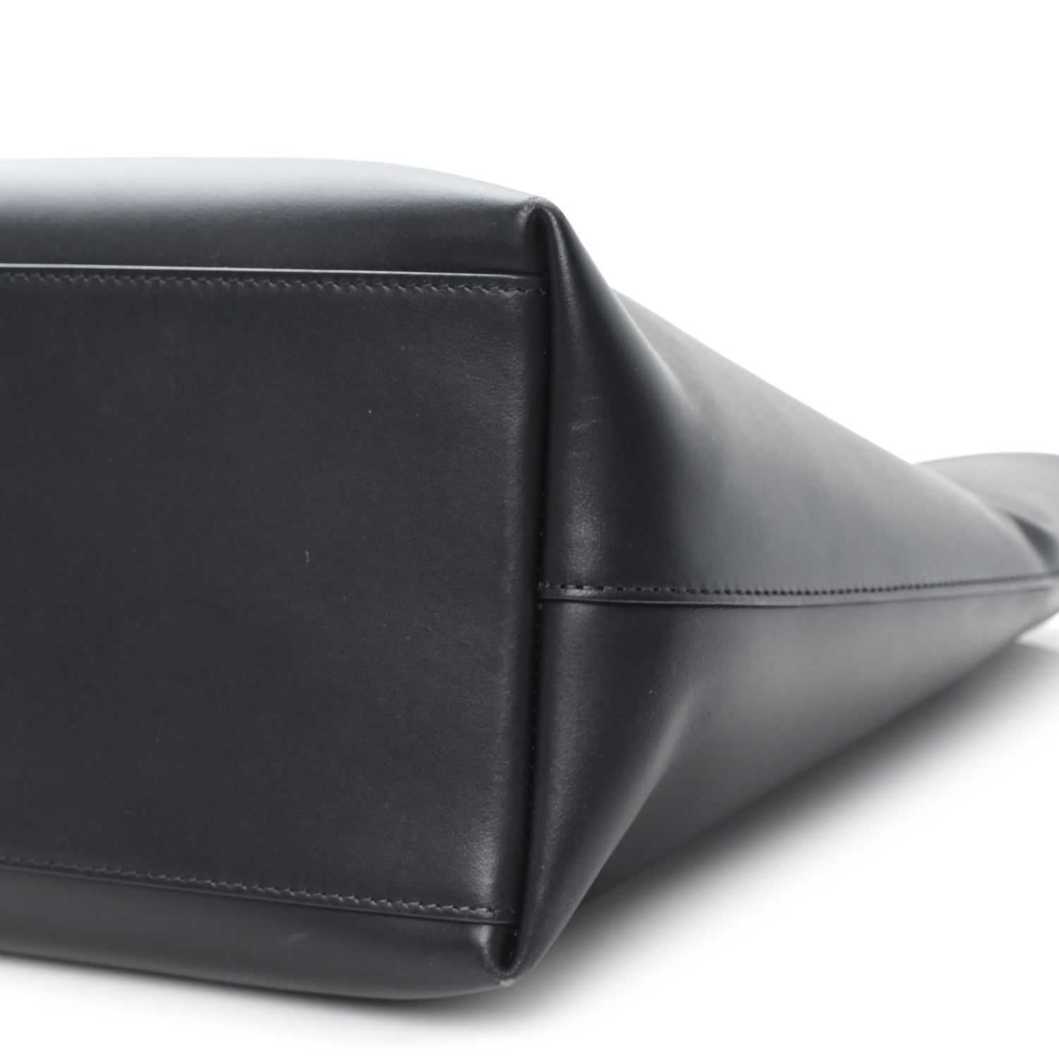 DOLCE GABBANA Calfskin DG Logo Shopper Tote Black