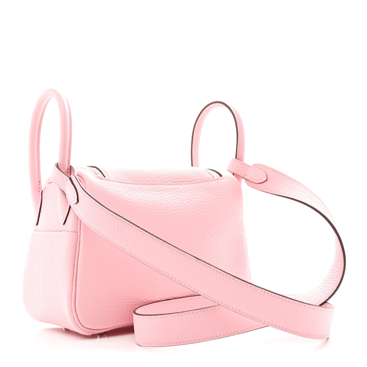 Taurillon Clemence Verso Mini Lindy 20 Rose Sakura Gris Perle