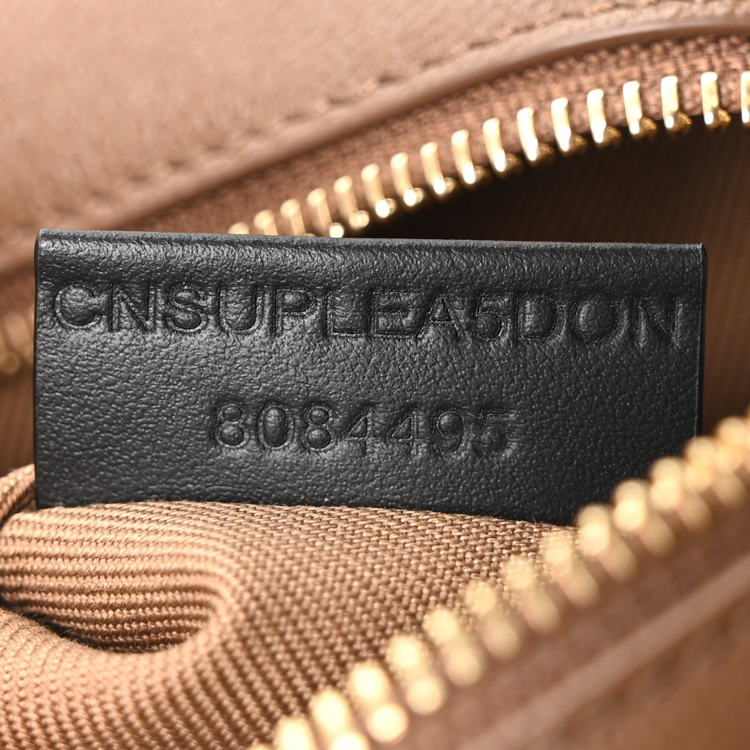 Calfskin House Check Camera Bag Earth