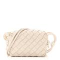 Nappa Intrecciato Candy Loop Camera Bag White