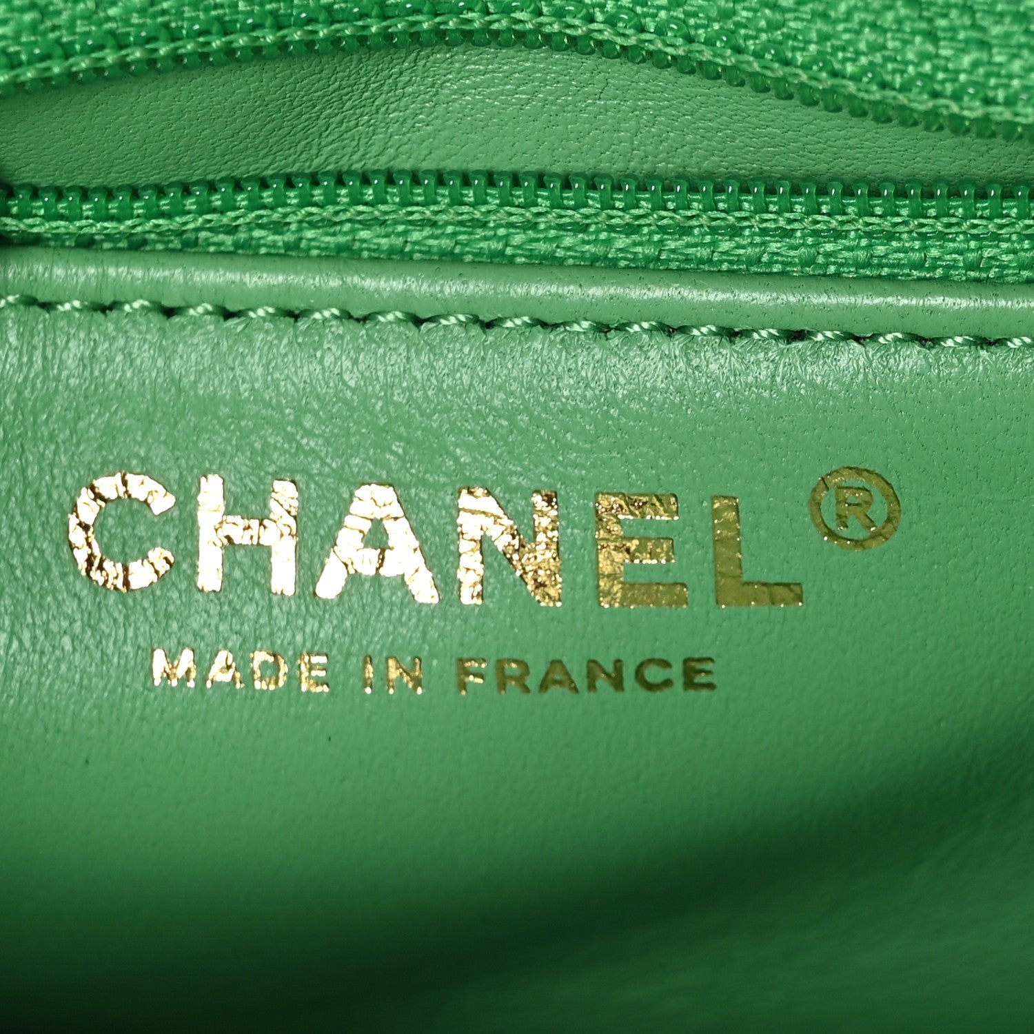 Caviar Quilted Mini Sweet Classic Flap Green