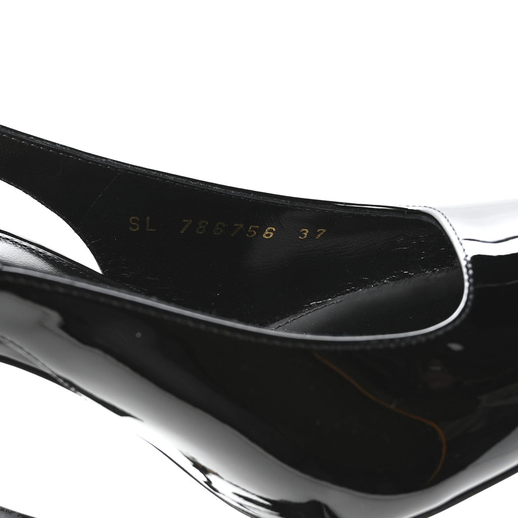 Vernice Grupy Dune 110 Slingback Pumps 37 Black