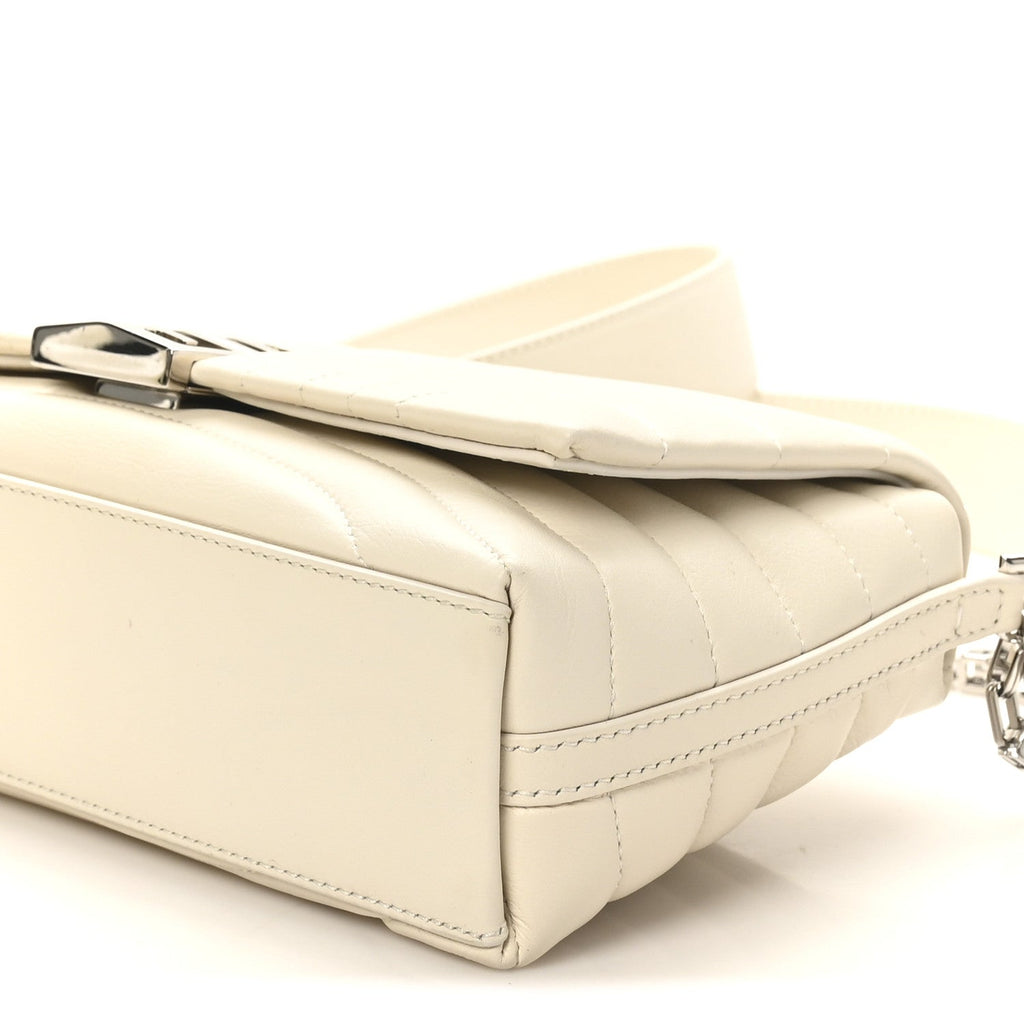 Calfskin Quilted Small 4G Shoulder Bag Ivory