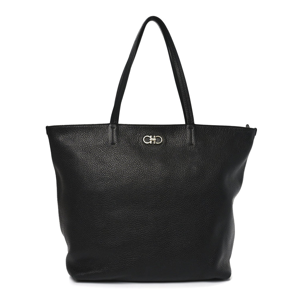 Calfskin Medium Tote  Black
