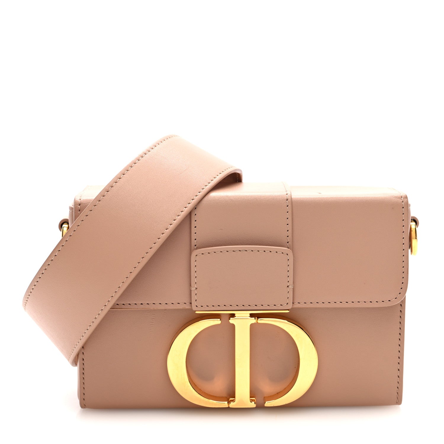 Smooth Calfskin 30 Montaigne Box Bag Pale Pink