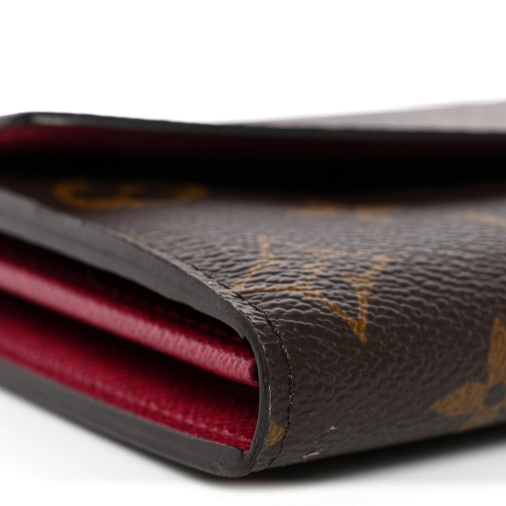 Monogram Sarah Wallet NM Fuchsia