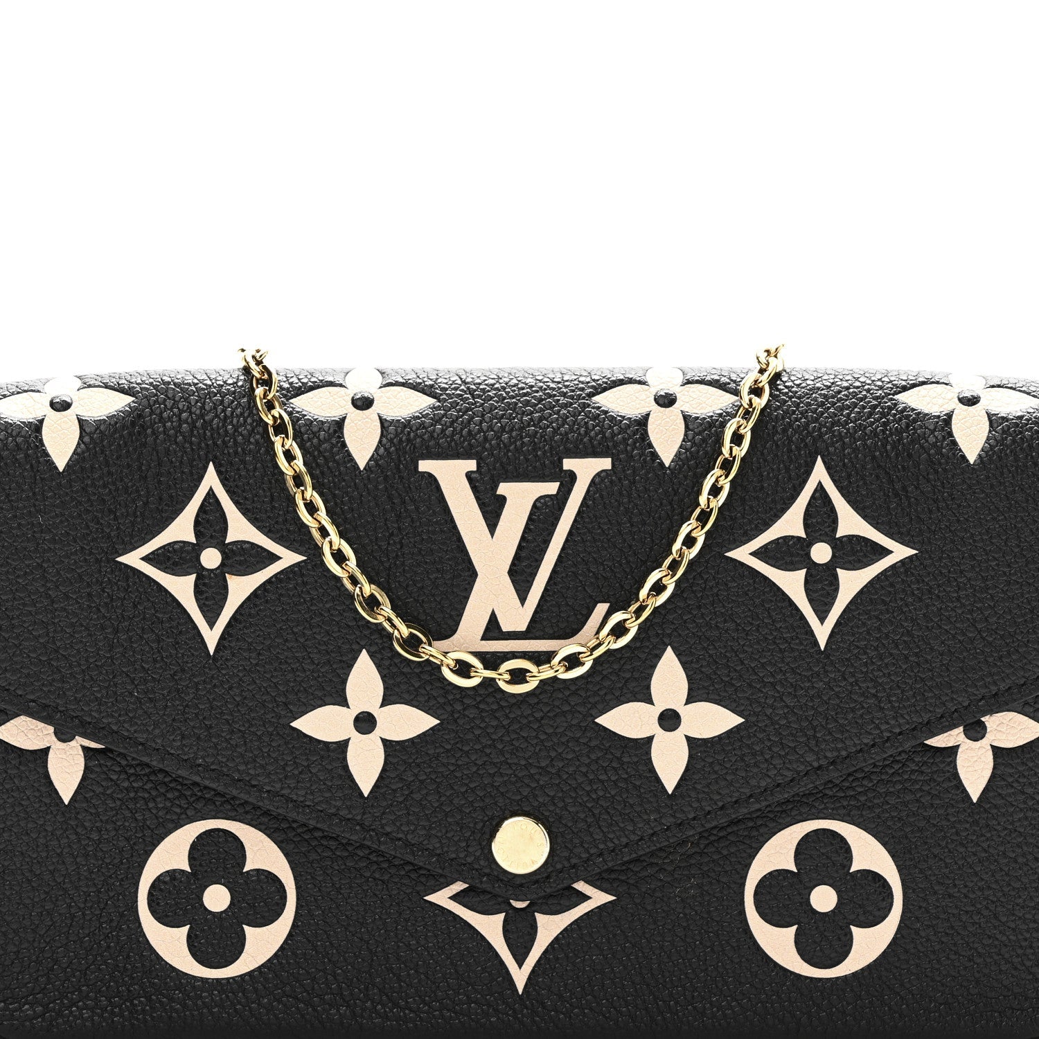 Empreinte Monogram Giant Felicie Pochette Black Beige