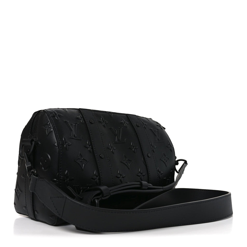 Monogram Seal City Keepall Black
