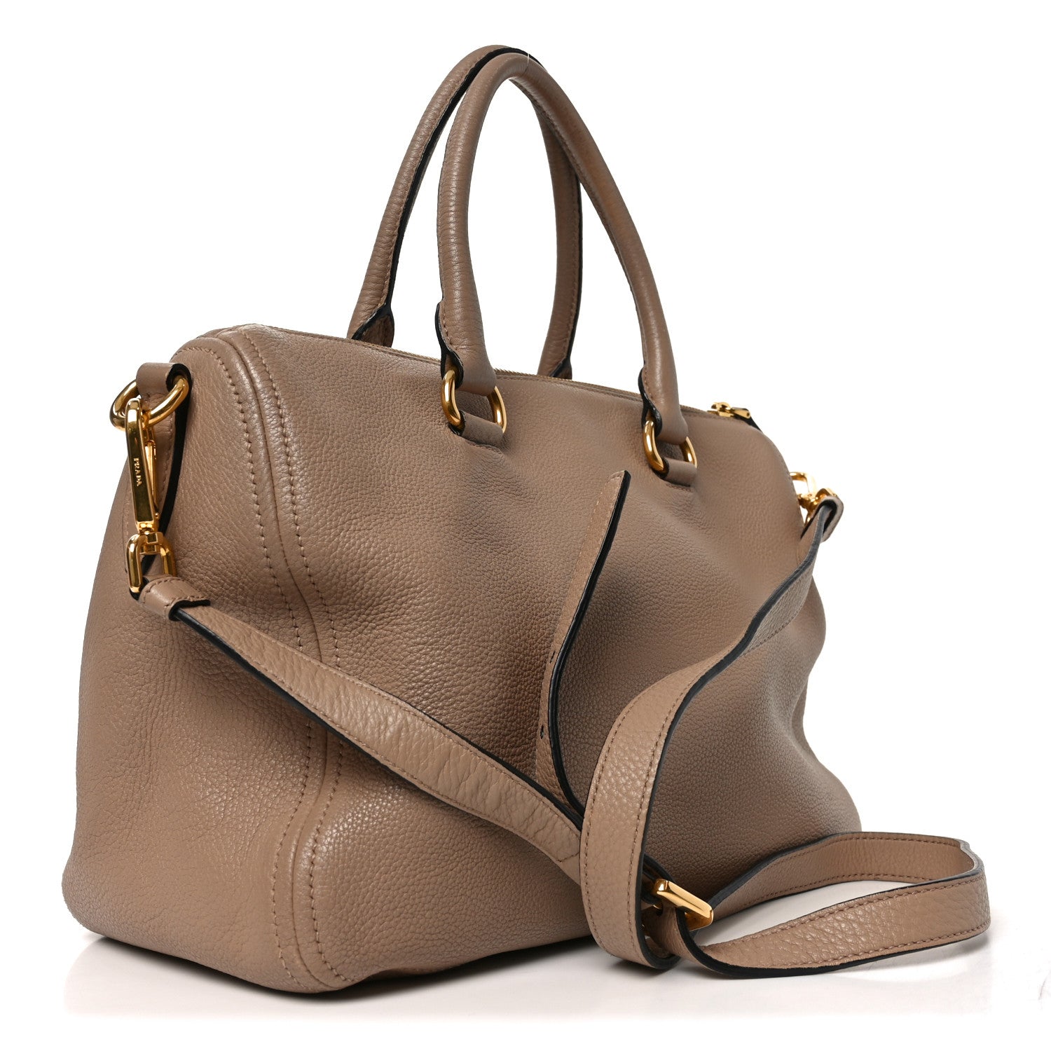 Vitello Phenix Shoulder Bag Cammeo