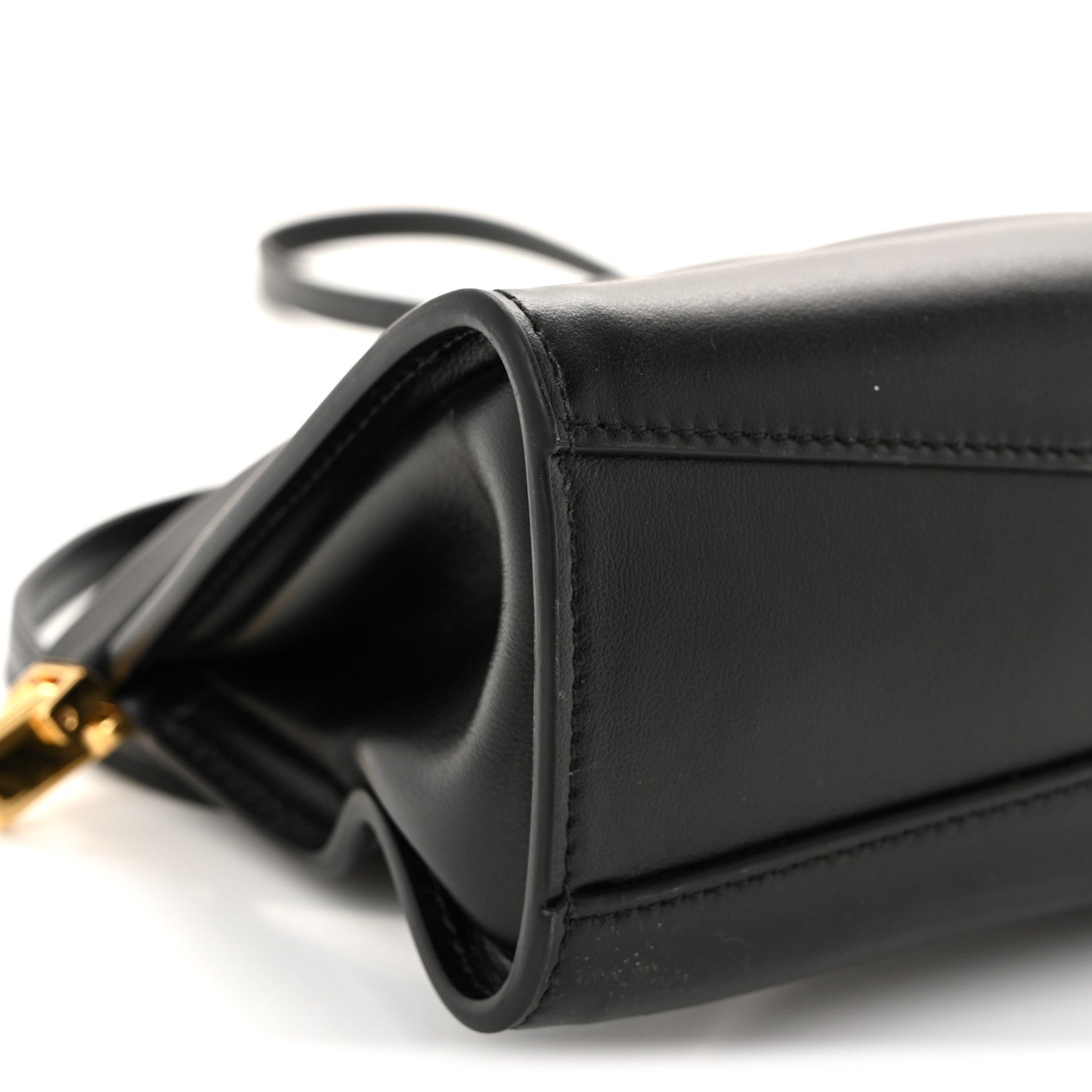 Calfskin Small Le  East West Bag Black
