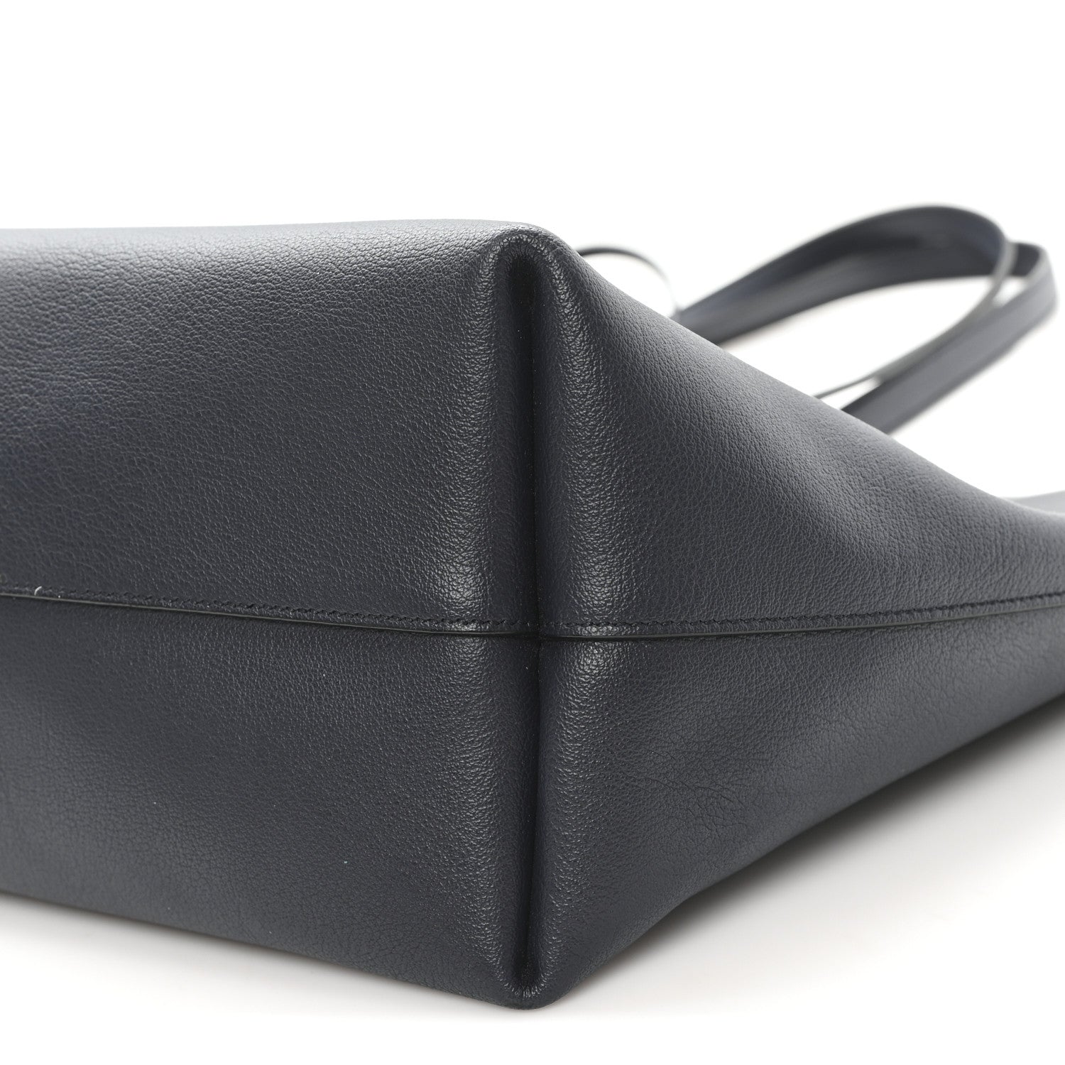 Calfskin Large Shopping Tote Deep Marine