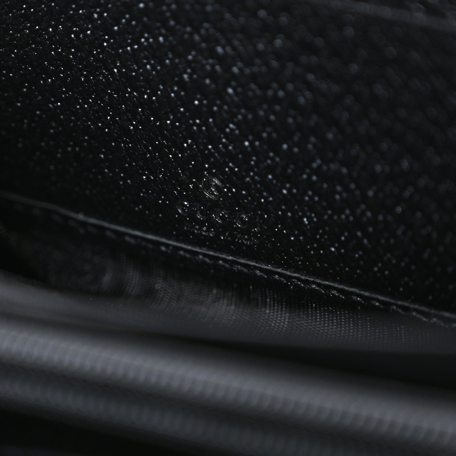 Calfskin Web Ophidia Zip Around Wallet Black
