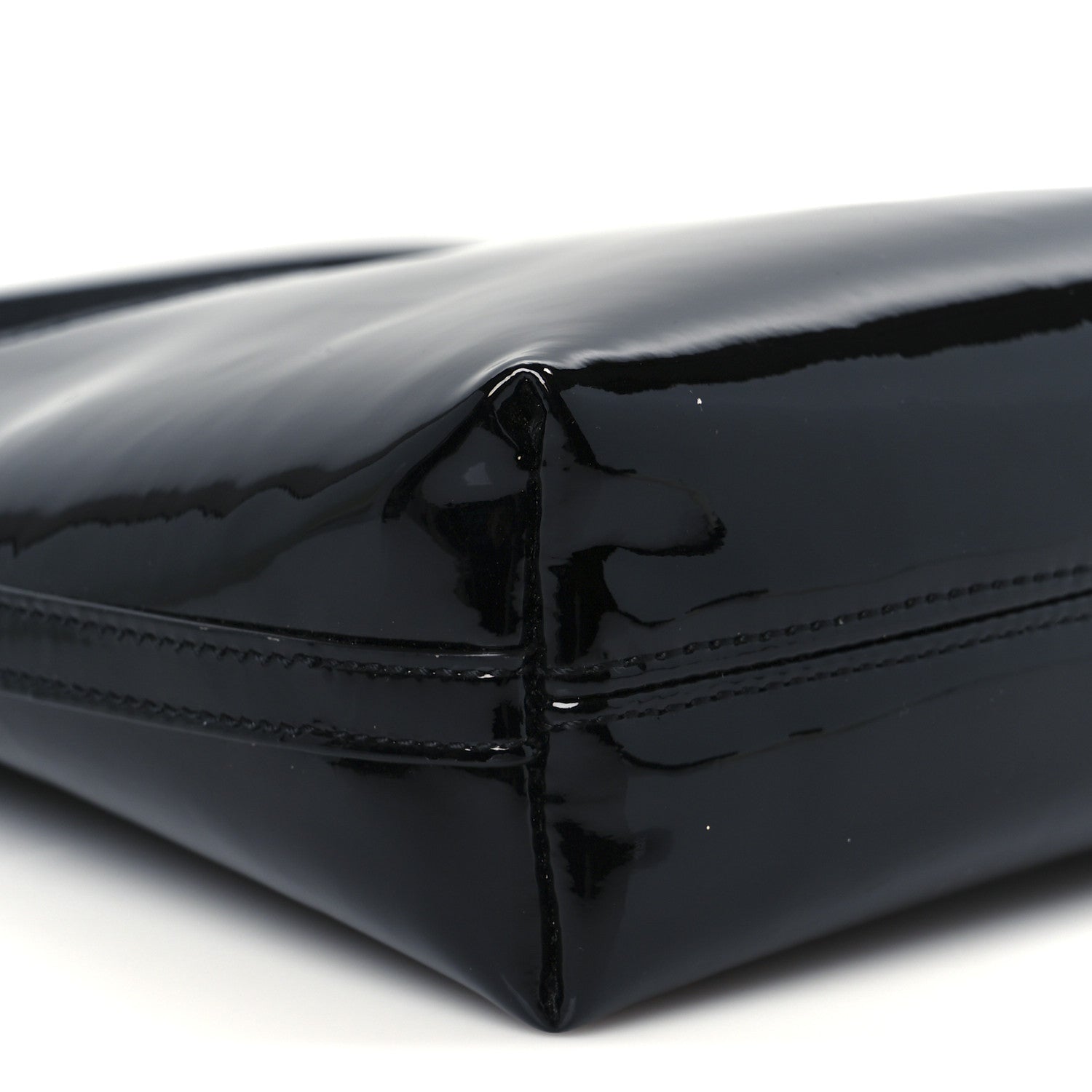 Patent Calfskin Mini Rendez-Vous Hobo Black