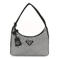 Satin Crystal Mini Re-Edition 2000 Bag Cristal