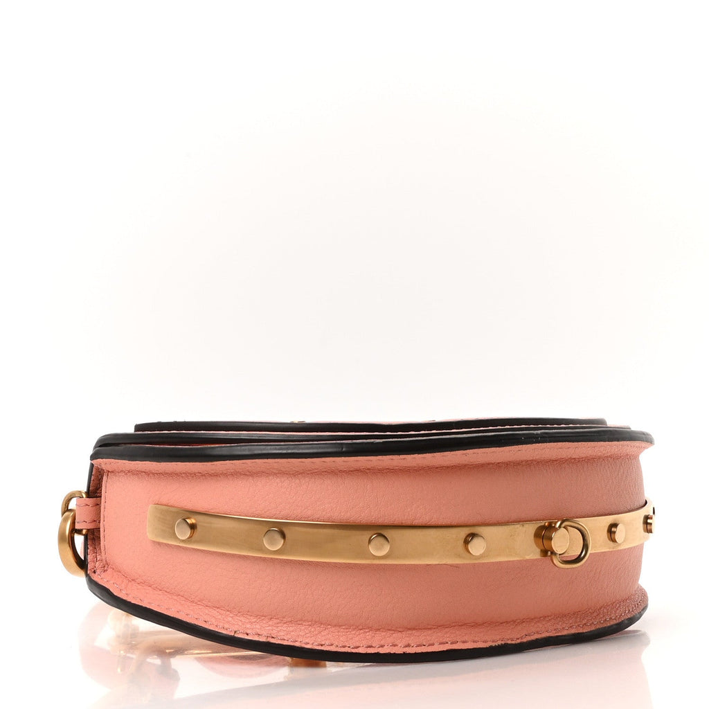 Calfskin Small Nile Bracelet Minaudiere Bag Ideal Blush