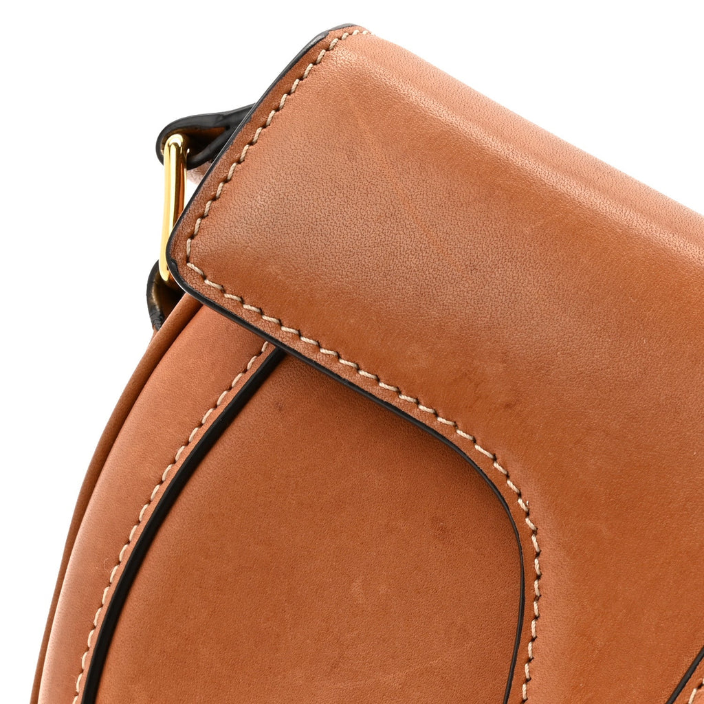 Natural Calfskin Besace Small 16 Tan