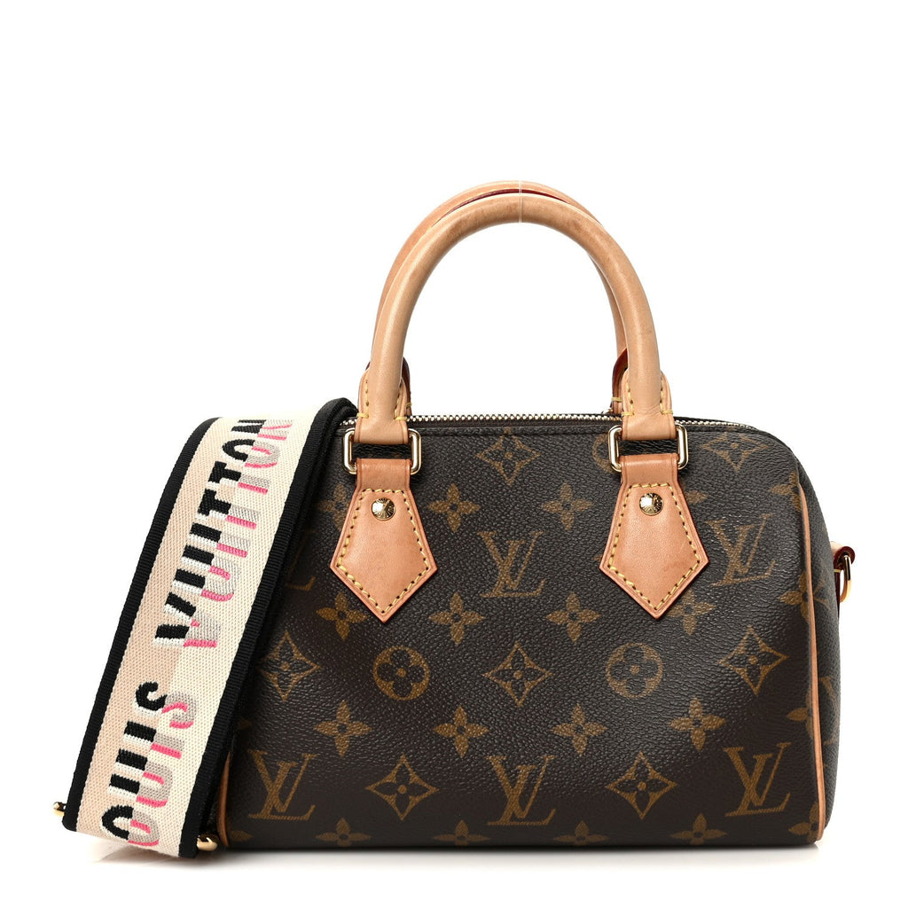 Monogram Speedy Bandouliere 20 Black