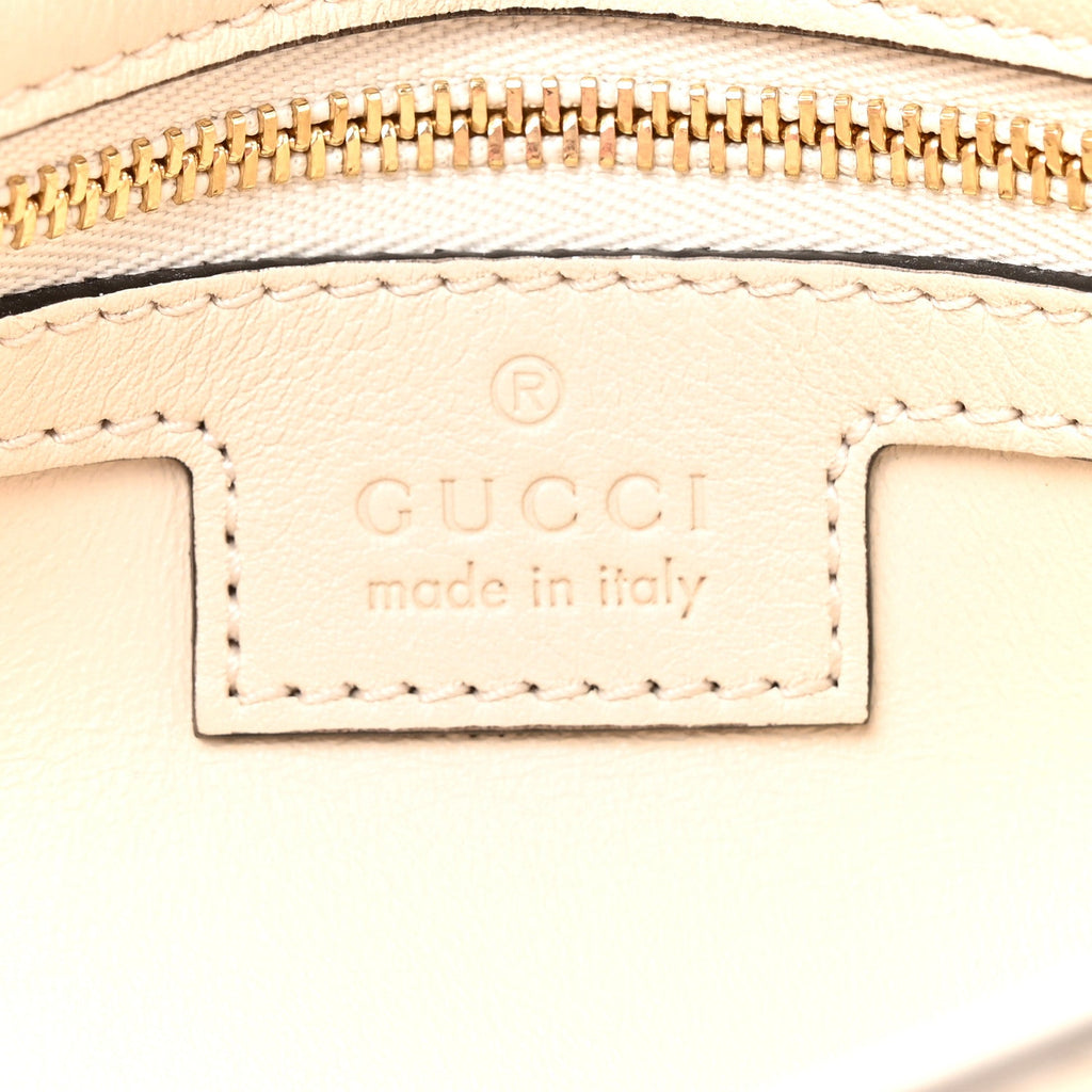 Roxy Calfskin Blondie Chain Shoulder Flap Bag Mystic White