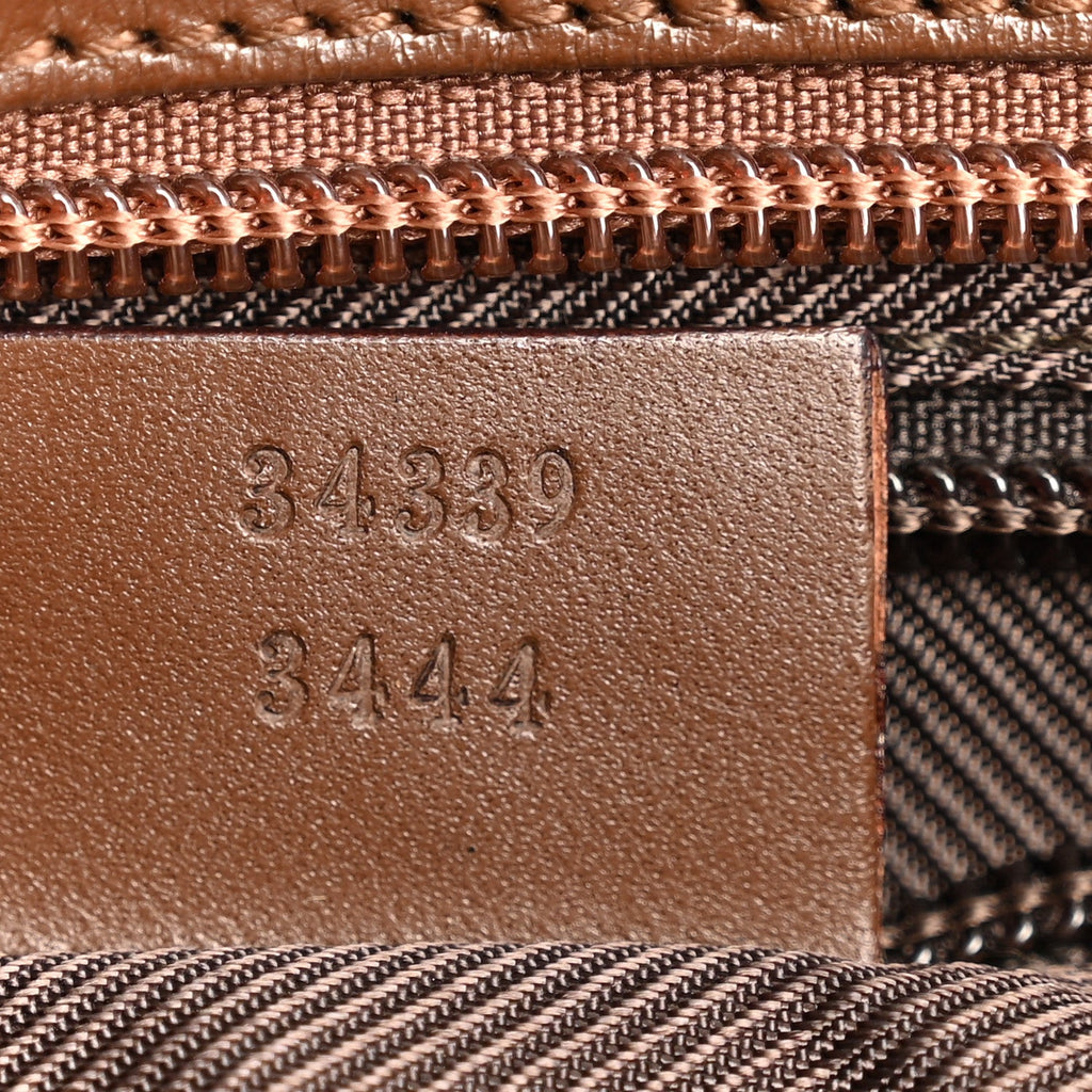 Monogram Tote Bag Brown