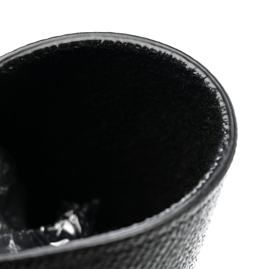 Baby Grained Calfskin Mini Belt Bag Black