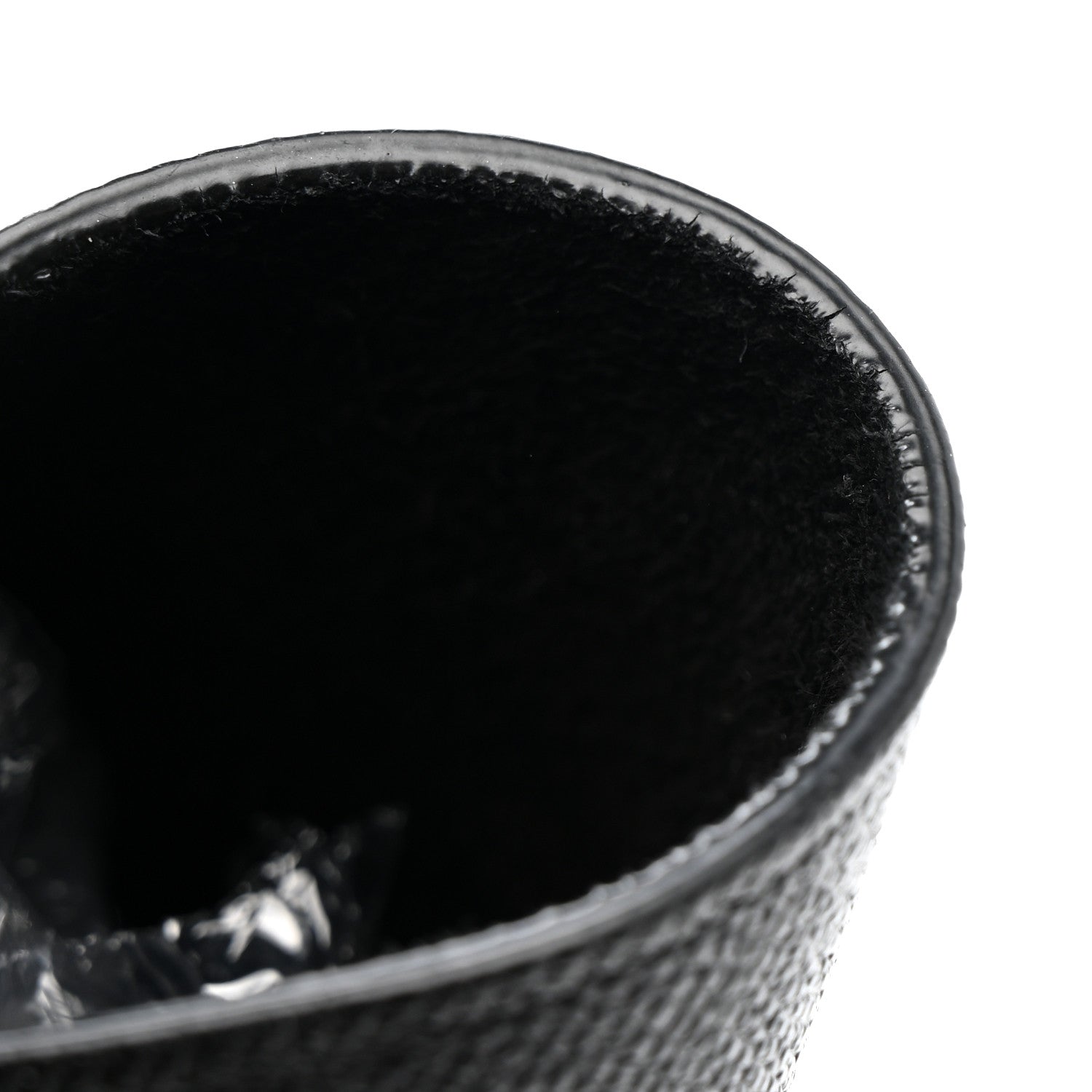 Baby Grained Calfskin Mini Belt Bag Black