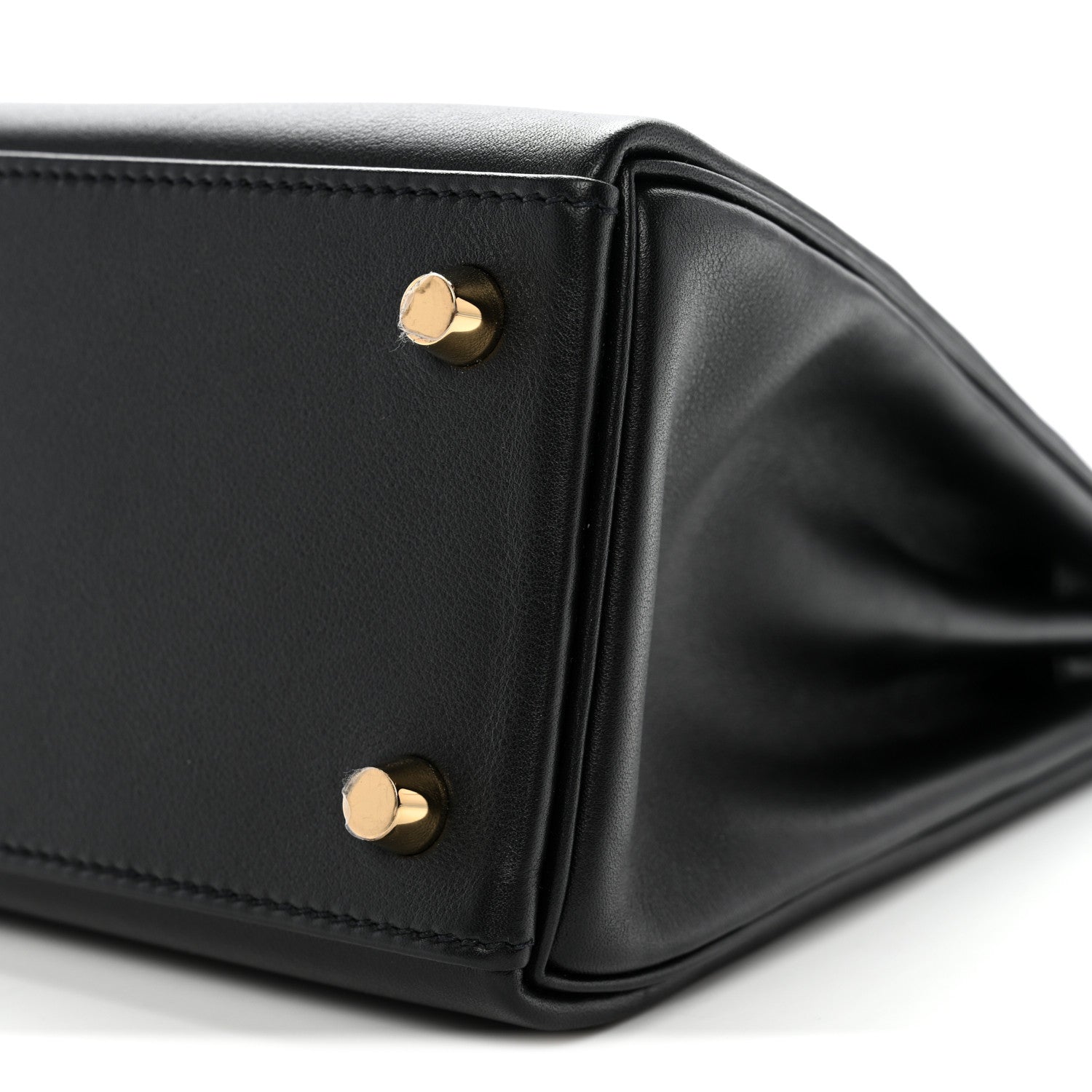 Cheri Calfskin Kelly Retourne 25 Black