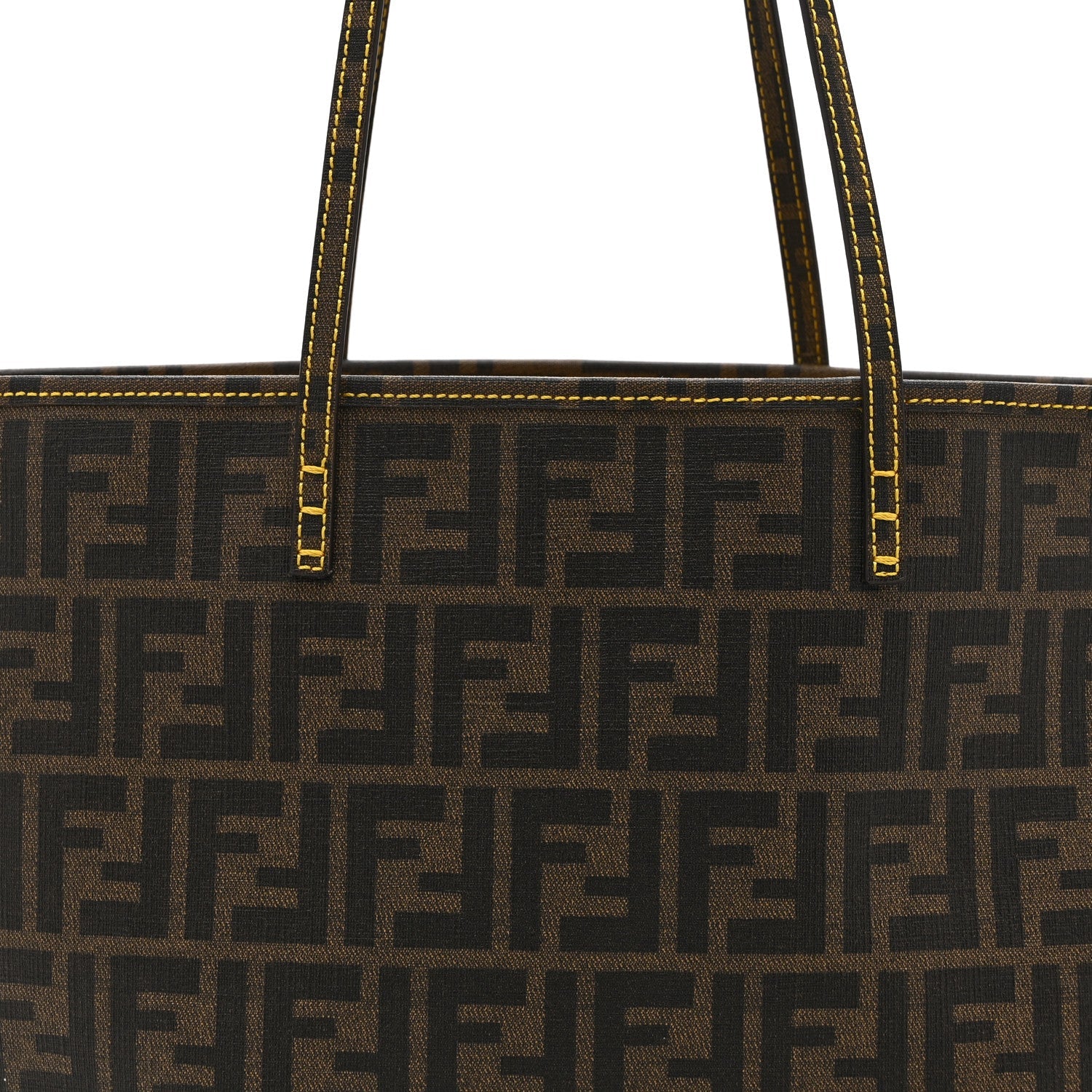 Zucca Spalmati Small Roll Tote Tobacco Yellow