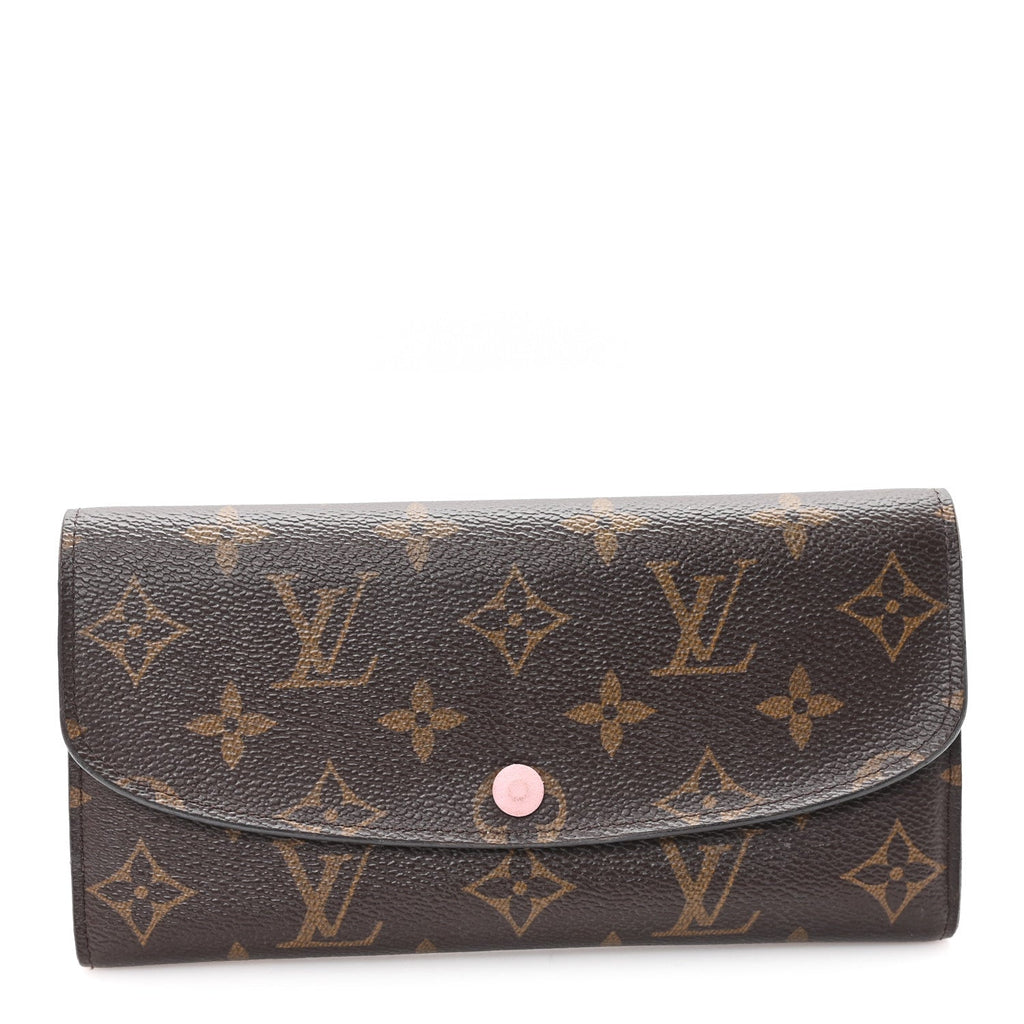 Monogram Emilie Wallet Rose Ballerine