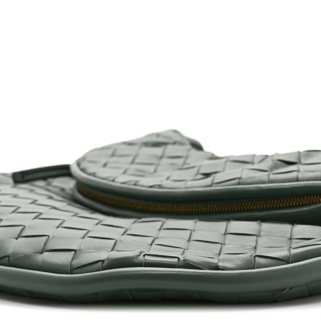 Nappa Intrecciato Medium Gemelli Aloe