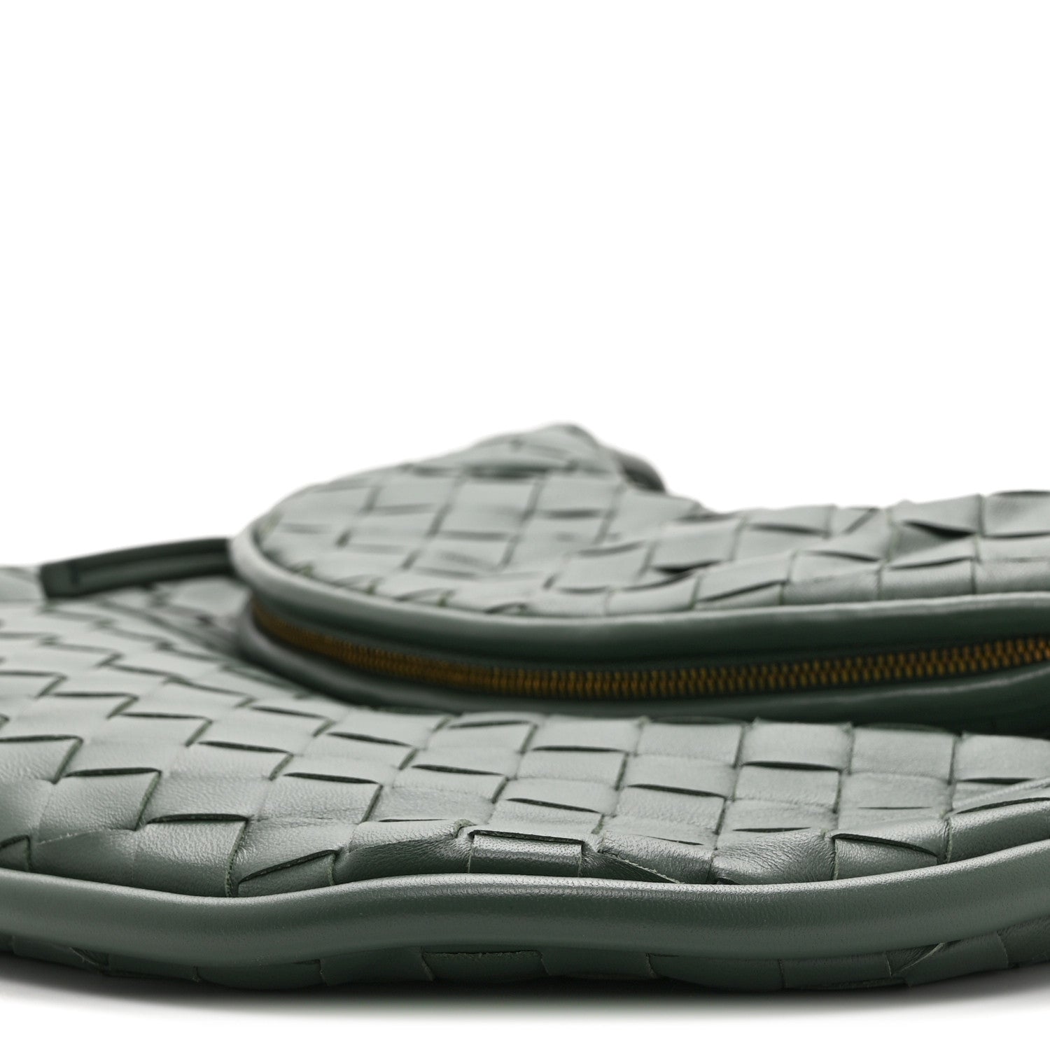 Nappa Intrecciato Medium Gemelli Aloe